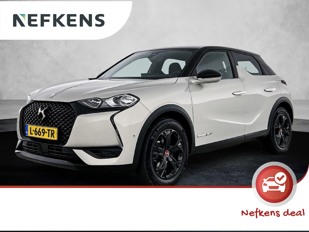 DS 3 Crossback 136pk E-Tense Performance Line 50 kWh Automaat | 1ste Eigenaar | Navigatie | Stoelverwarming | Climate Control | Cruise Control | 17"LMV | Dodehoekdetectie | Camera | Warmtepomp | 3-FASE |