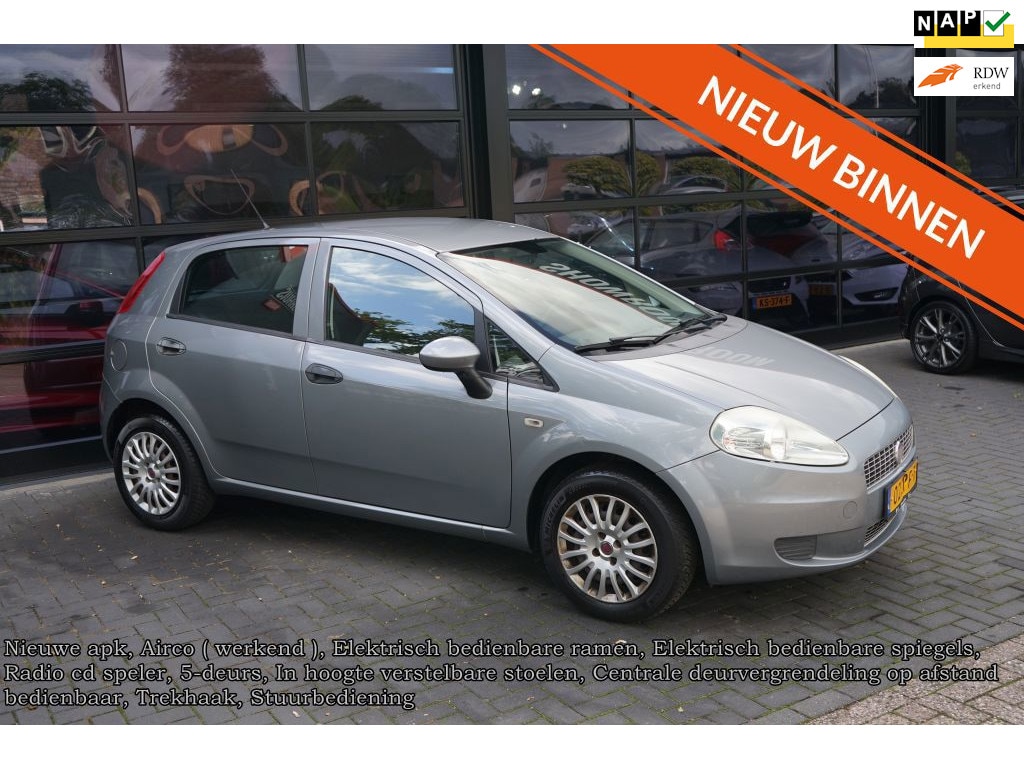 Fiat Punto Grande 1.4 Active, Airco, Elek pakket, trekhaak