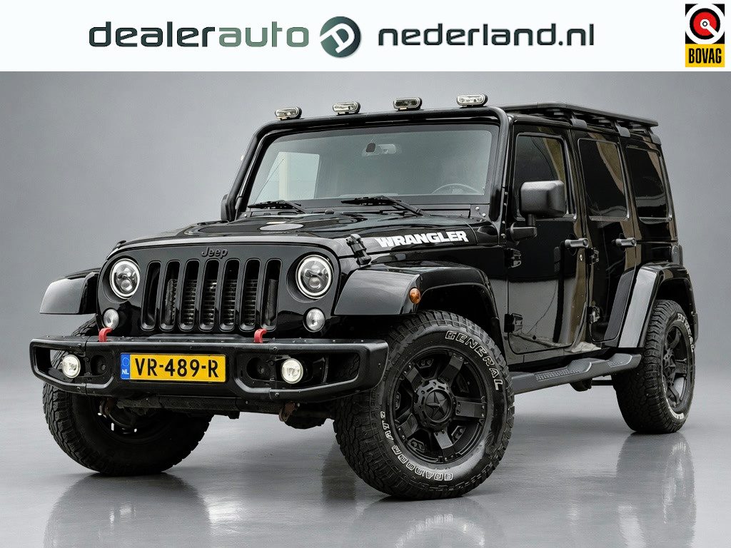 Jeep Wrangler 2.8 CRD Rubicon | Grijs kenteken | Led | Navi | Cruise
