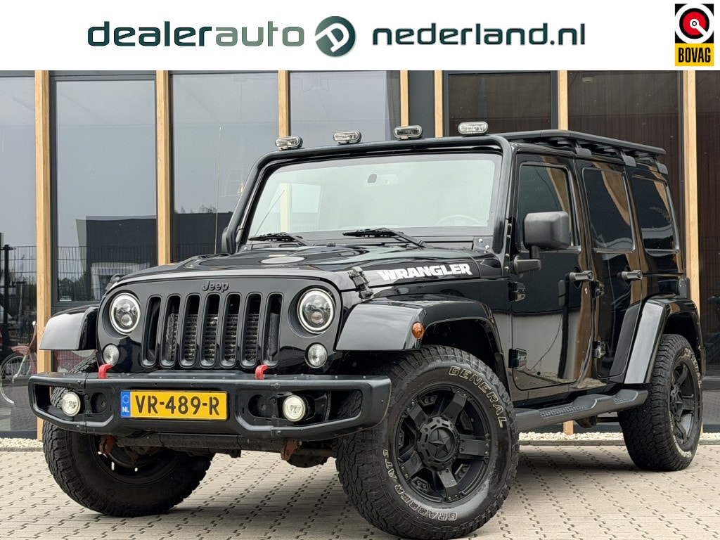 Jeep Wrangler 2.8 CRD Rubicon | Grijs kenteken | Led | Navi | Cruise