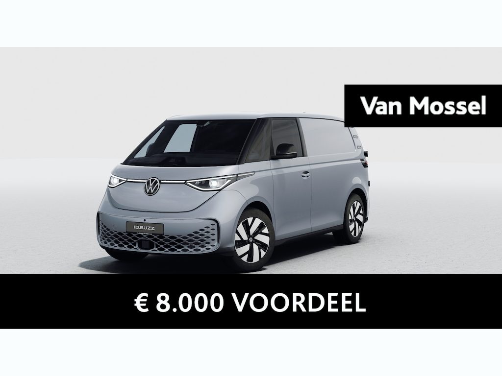 Volkswagen ID. Buzz Cargo Bulli Limited Edition 79 kWh 286PK | Airco | Achteruitrijcamera | Stoelverwarming | Trekhaak | Apple/Android Carplay | LED lampen | DAB+ | Parkeersensoren Voor + Achter |
