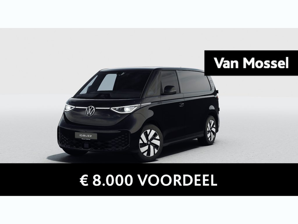 Volkswagen ID. Buzz Cargo Bulli Limited Edition 79 kWh 286PK | Airco | Achteruitrijcamera | Stoelverwarming | Trekhaak | Apple/Android Carplay | LED lampen | DAB+ | Parkeersensoren Voor + Achter |