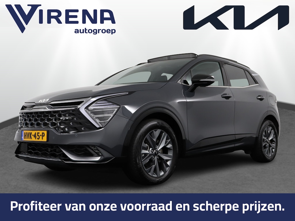 Kia Sportage 1.6 T-GDi Hybrid GT-Line - Schuif-/kanteldak - Stoel-/stuurwielverwarming - Adaptieve Cruise Control - Elektrische Stoelen - Fabrieksgarantie tot 07-2032