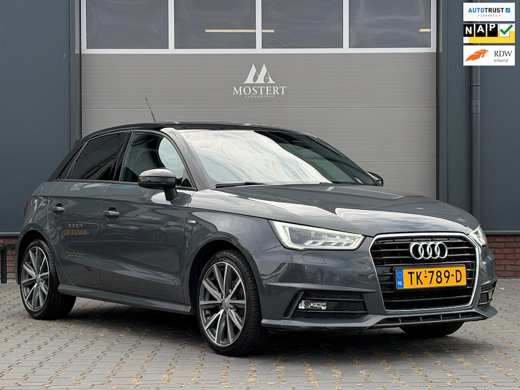 Audi A1 Sportback 1.0 TFSI/95pk Advance Sport|Automaat|NAP|2x S-line|Cruise|Navi|PDC|2 tone|Bleutooth|17"LMV