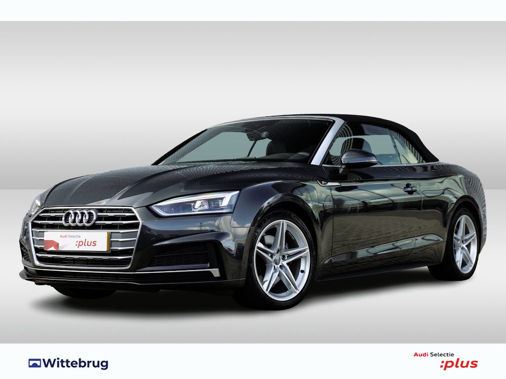 Audi A5 Cabriolet 2.0 TFSI 190PK Sport | Unieke KM | 1e Eigenaar | Dealer Onderhouden | S-Line | LED | 18 Inch | Navi |