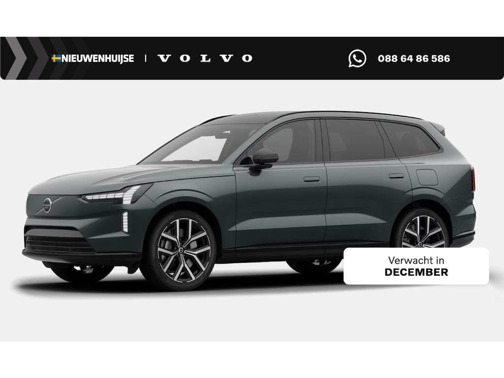 Volvo EX90 Twin Motor Ultra Executive Edition 7p. 106 kWh | 800 V | Bowers & Wilkins | Soft Close Deuren | Luchtvering | 22" | Elektrochromatisch panoramadak | Massage | HD Pixel Led | Gelamineerd Glas | Head-up Dislpay | Elektrisch verstelbare stuurkolom |