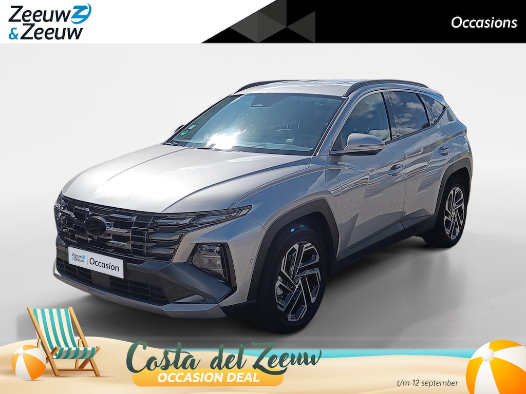 Hyundai Tucson 1.6 T-GDI PHEV Premium | Apple Carplay/Android Auto | Kunstlederen bekleding | Dodehoekdetectie met correctie | 4 jaar fabrieksgarantie!
