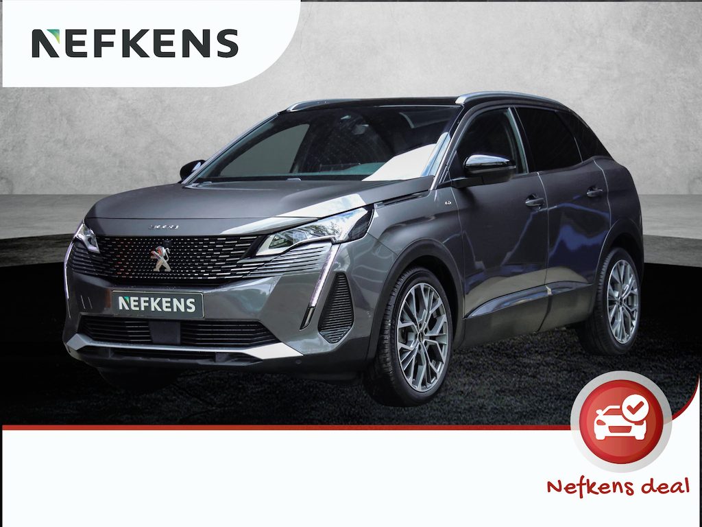 Peugeot 3008 SUV Blue Lease GT 180pk Automaat | Schuif-/Kanteldak | Stoelverwarming | Elektrische Achterklep