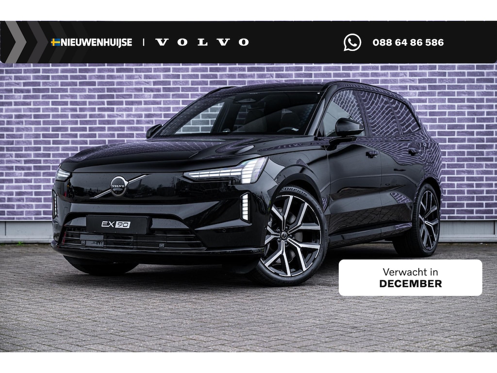 Volvo EX90 Twin Motor P. Ultra Executive Edition 7p. 106 kWh | 800V | Bowers & Wilkins | 22" Y-Spaaks | Pilot Pack | Climate Pack | Donker Glas | Luchtvering | Bowers & Wilkins |