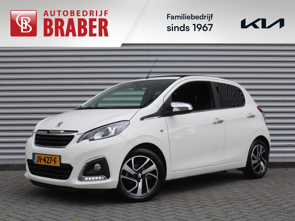 Peugeot 108 1.0 e-VTi Allure TOP! | Elek. vouwdak | Camera | Keyless | 15'' LM Velgen | Clima | Navi | Cruise |
