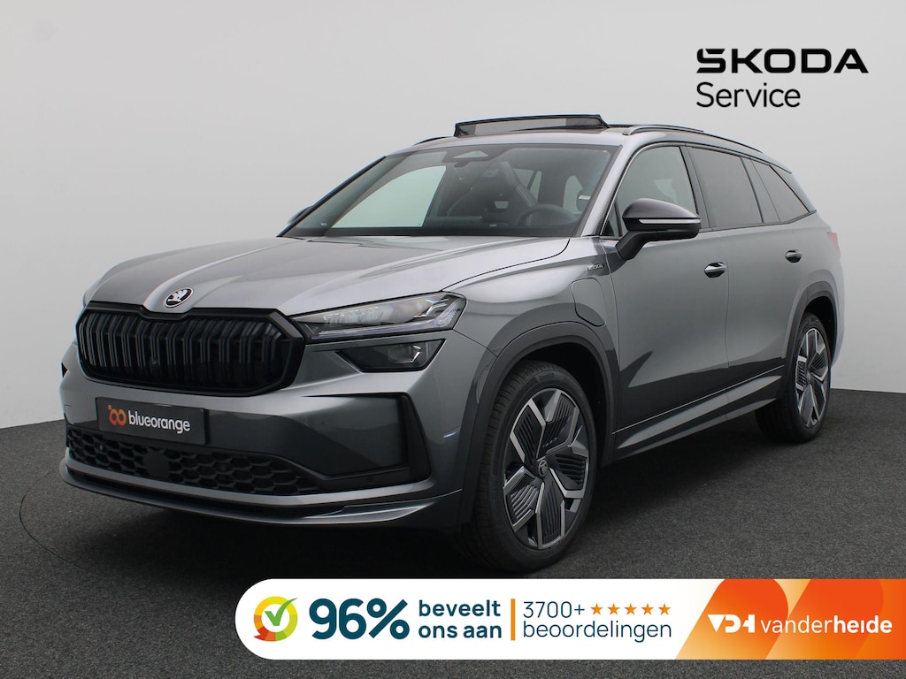 Skoda Kodiaq 1.5 TSI PHEV Sportline Business 204PK DSG Canton, Memorystoel, Panoramadak, Trekhaak, 20" LM Velgen, Keyless, Achteruitrijcamera, Stoelverwarming, Elektr. Achterklep, Canton Audio