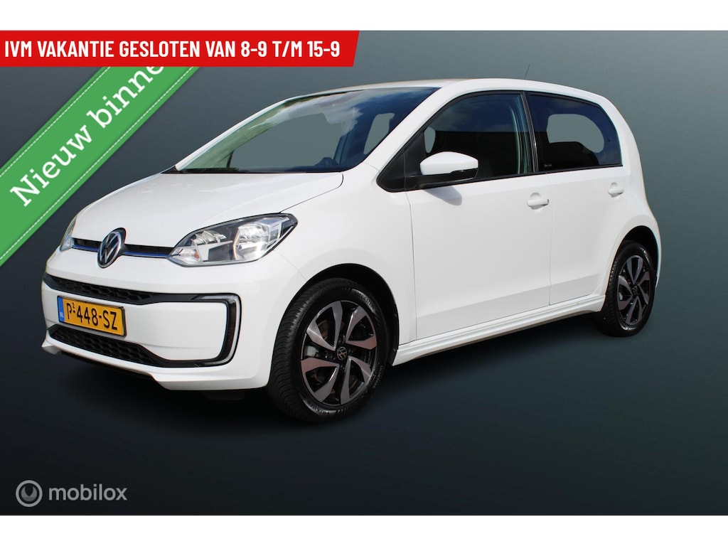 Volkswagen e-Up! e-up! Active/Highline, Camera + Pdc, Stoelverwarming, Cruise, Bleutooth, Airco, Multifunctioneel stuurwiel, 15 inch Lmv.