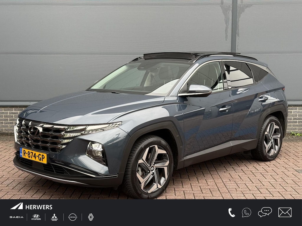 Hyundai Tucson 1.6 T-GDI PHEV Comfort Smart 4WD Sky / Dealer Onderhouden / Trekhaak / 1350KG Trekgewicht / Schuif Kantel Dak / Adaptive Cruise / Apple Carplay&Adnroid Auto / Keyless /