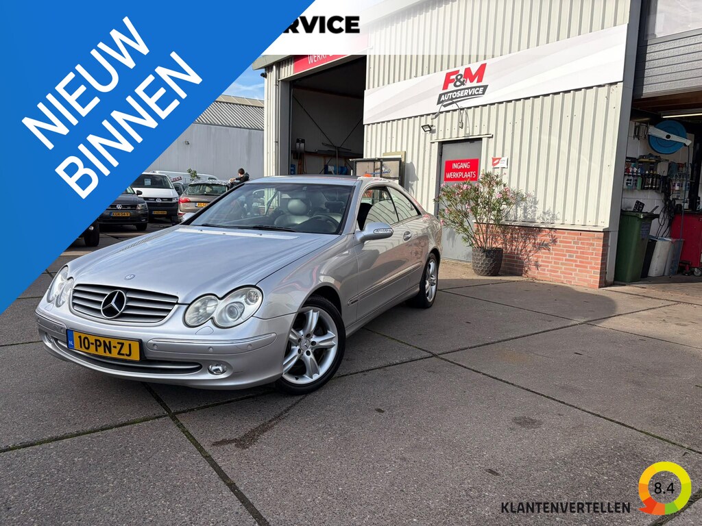 Mercedes-Benz CLK Coupé 240 Elegance Clima, cruise, leder, stoelverwarming, pdc