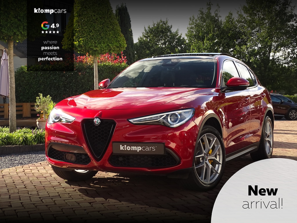 Alfa Romeo Stelvio 2.0 T AWD !Veloce stoelen! 8C Rosso | Pano | Carplay | H+K | Diff.TI | Black Edition | FULL OPT.