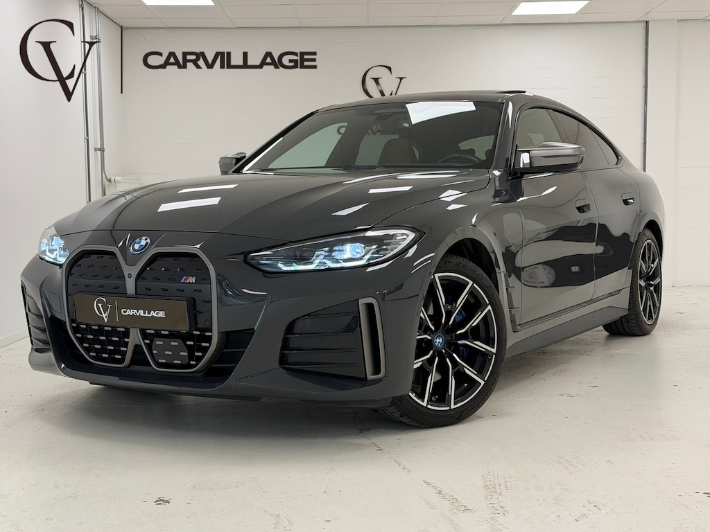 BMW i4 M50 M-Sport Pro 84 kWh | Dravit Grau | Cognac Interieur | Sportstoelen |
