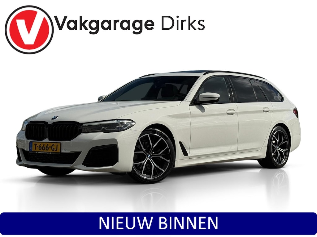 BMW 5-Serie Touring 520i M-sport ✅ Pano ✅ Trekhaak ✅ Leder
