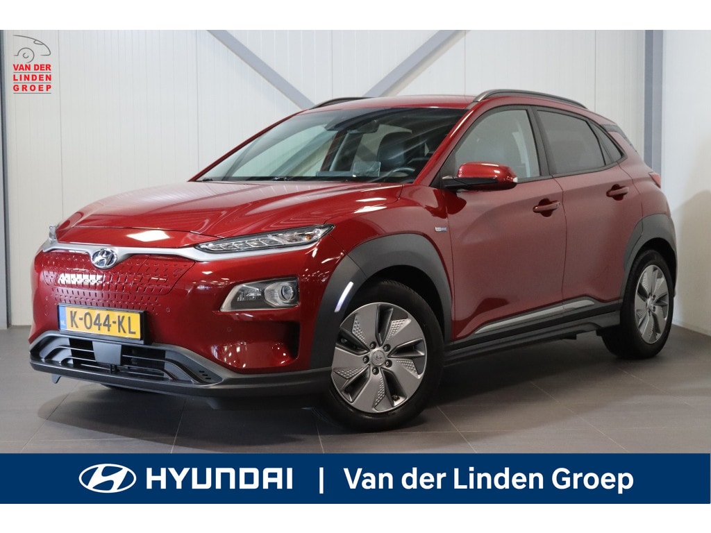 Hyundai Kona Electric EV Premium 64 kWh|Leder|3-Fase|SOH100%|Navi|PDC|Winter|Rijklaar|