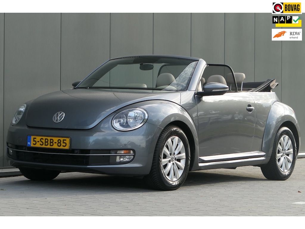 Volkswagen Beetle Cabriolet 1.2 TSI Design BlueMotion NAP Leder Carplay Stoelverwarming