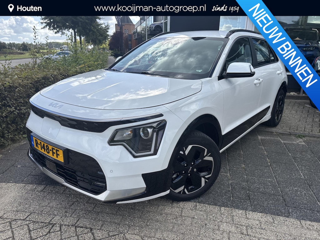 Kia Niro EV DynamicLine 64.8 kWh Eerste eigenaar, Volledig dealer onderhouden, Afneembare trekhaak, Zeer nette auto!