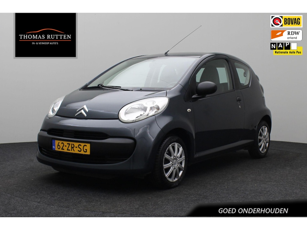 Citroën C1 1.0-12V Séduction 2007 NAP | Nieuwe APK | Radio CD | Goed onderhouden | Onderhoudshistorie | Boekjes | Nationale Autopas