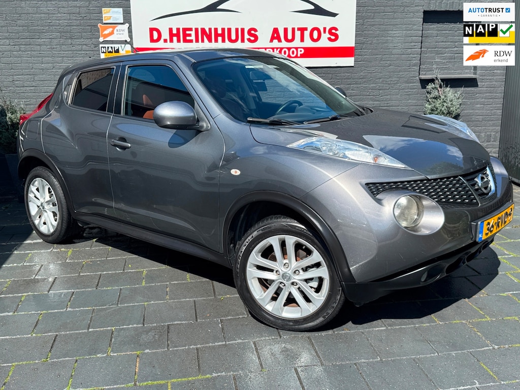 Nissan Juke 1.6 DIG-T LEDER KLIMA TREKHAAK 190PK APK NIEUW