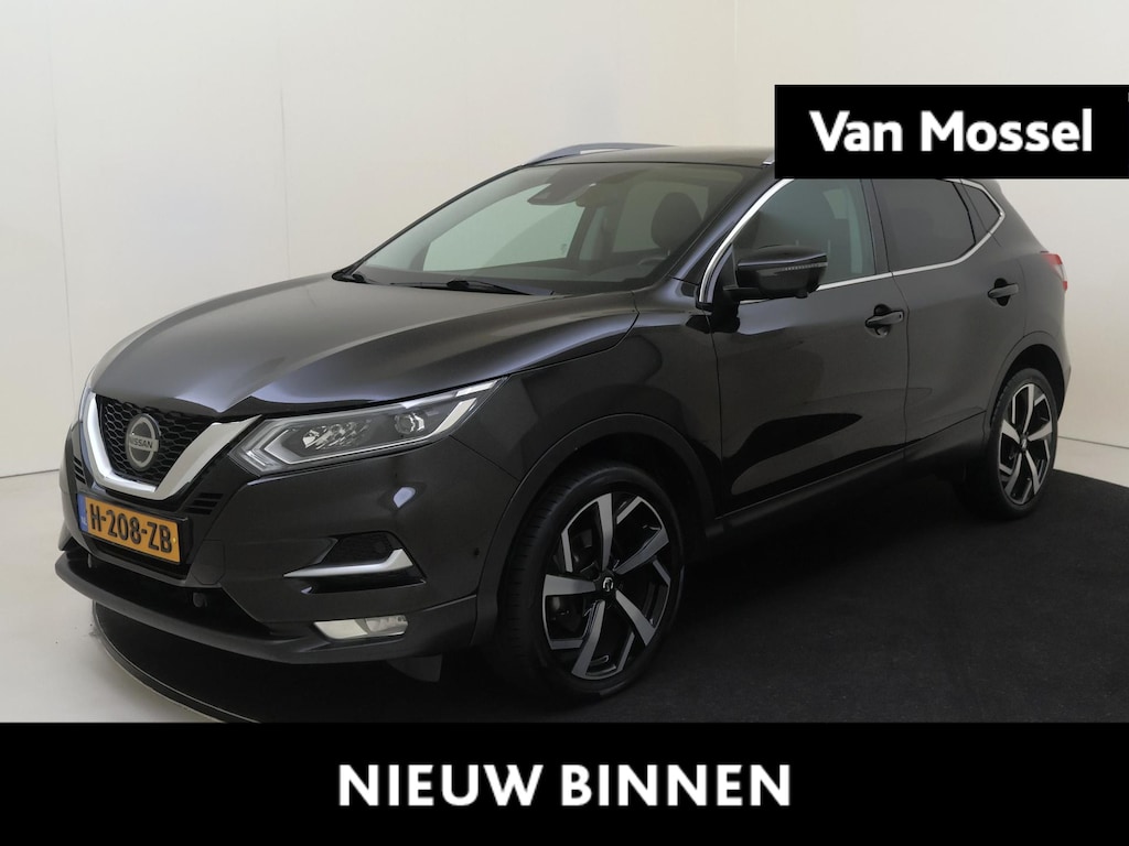 Nissan Qashqai 1.3 DIG-T Tekna + | panoramadak | LM velgen | half leder
