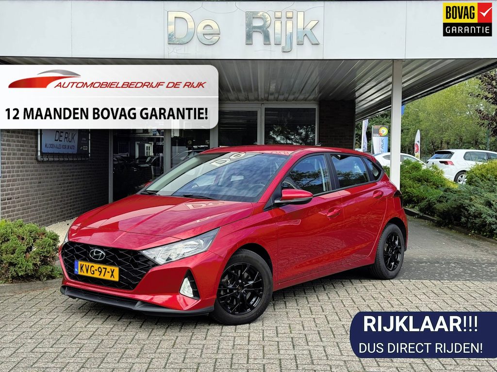 Hyundai i20 1.0 T-GDI Comfort RIJKLAAR!| Carplay/Android, Camera, Stoel+Stuurverw., 15'' LMV, Lane Assist, Dodehoek | Dealeroh. |