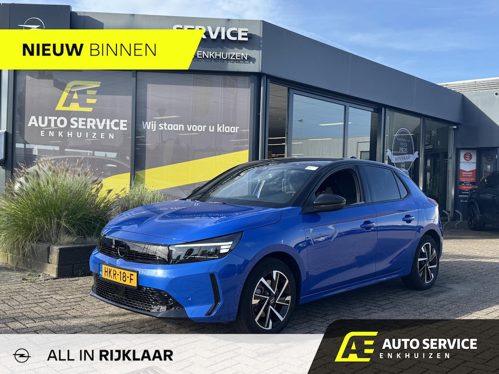 Opel Corsa 1.2 Turbo Hybrid GS 145 pk Hybrid! | Incl. garantie en beurt | 1e eigenaar | draadloos Carplay | Full LED | LMV | Cruise | Climate control | Camera en PDC