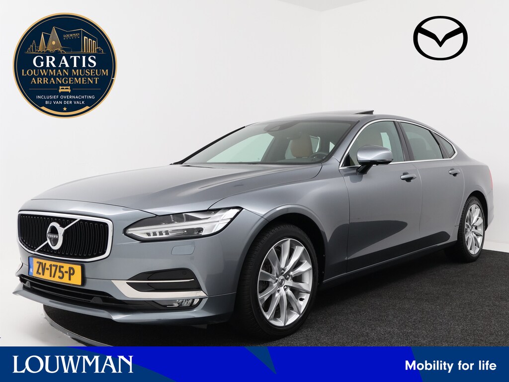 Volvo S90 2.0 T5 Momentum Business | 255 pk | Schuifdak | Bowers & Wilkins Audio | Head-up Display | 360 Camera | LED | Stoelverwarming | Leder Gratis-museum-arrangement