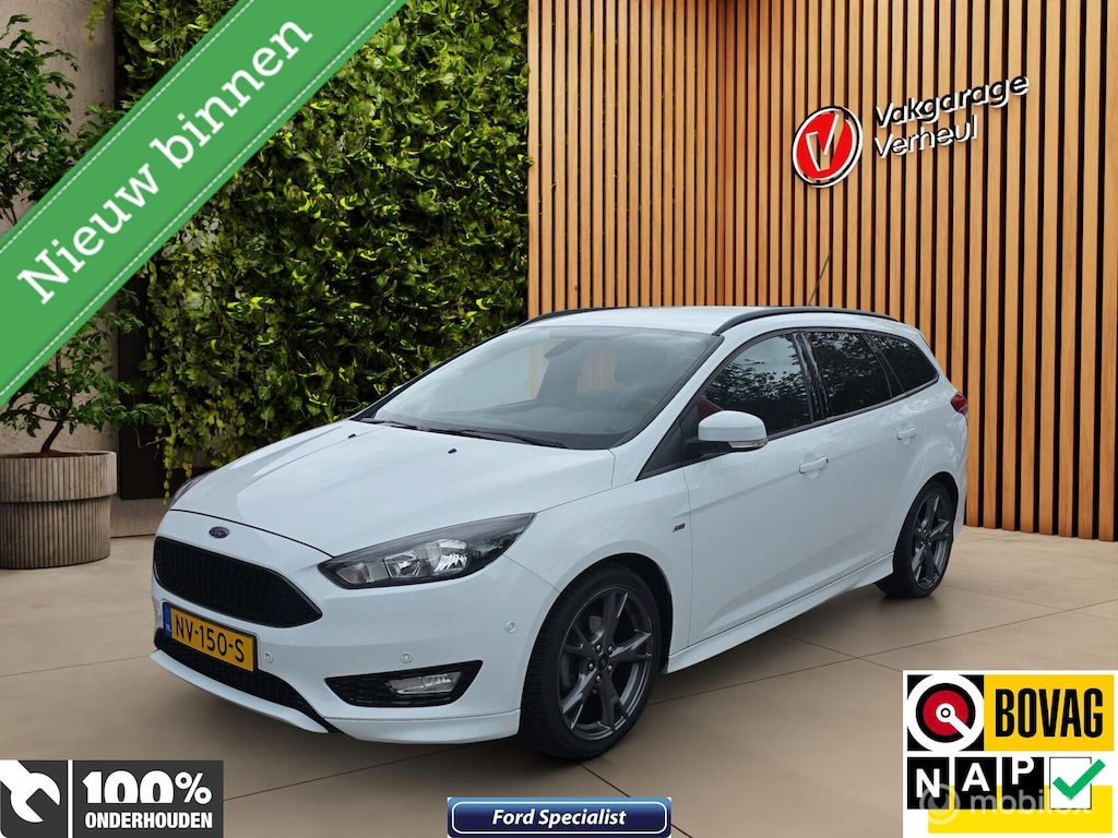 Ford Focus Wagon 1.0 ST-Line ✅125Pk ✅Apple ✅Trekhaak ✅Nap
