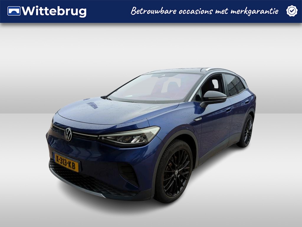 Volkswagen ID.4 First 77 kWh / SOH 95%/ AUTOMAAT/ TREKHAAK/ PARK. SENSOREN V+A/ CAMERA/ STOELVERWARMING/ DIGITAL DASH/ NAVI/ CLIMA