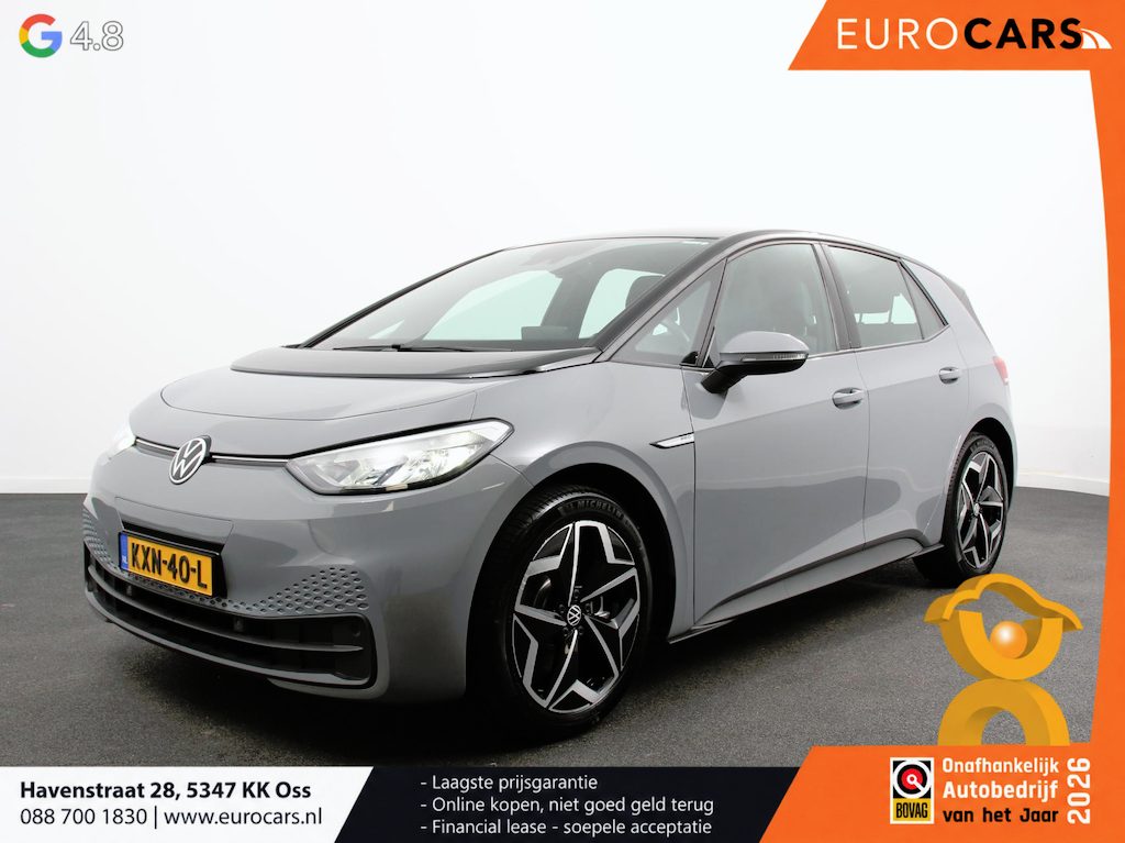 Volkswagen ID.3 Pro 58 kWh SOH 92% Navigatie Apple CarPlay Android Auto Parkeerhulp Adaptive Cruise Control Stoel- en stuurverwarming Full Led Climate Control Lichtmetalen velgen