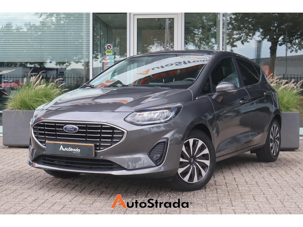 Ford Fiesta 1.0 EcoBoost Titanium 125pk MHEV I Camera I Trekhaak I Navi I Keyless I Cruise I 1e eigenaar