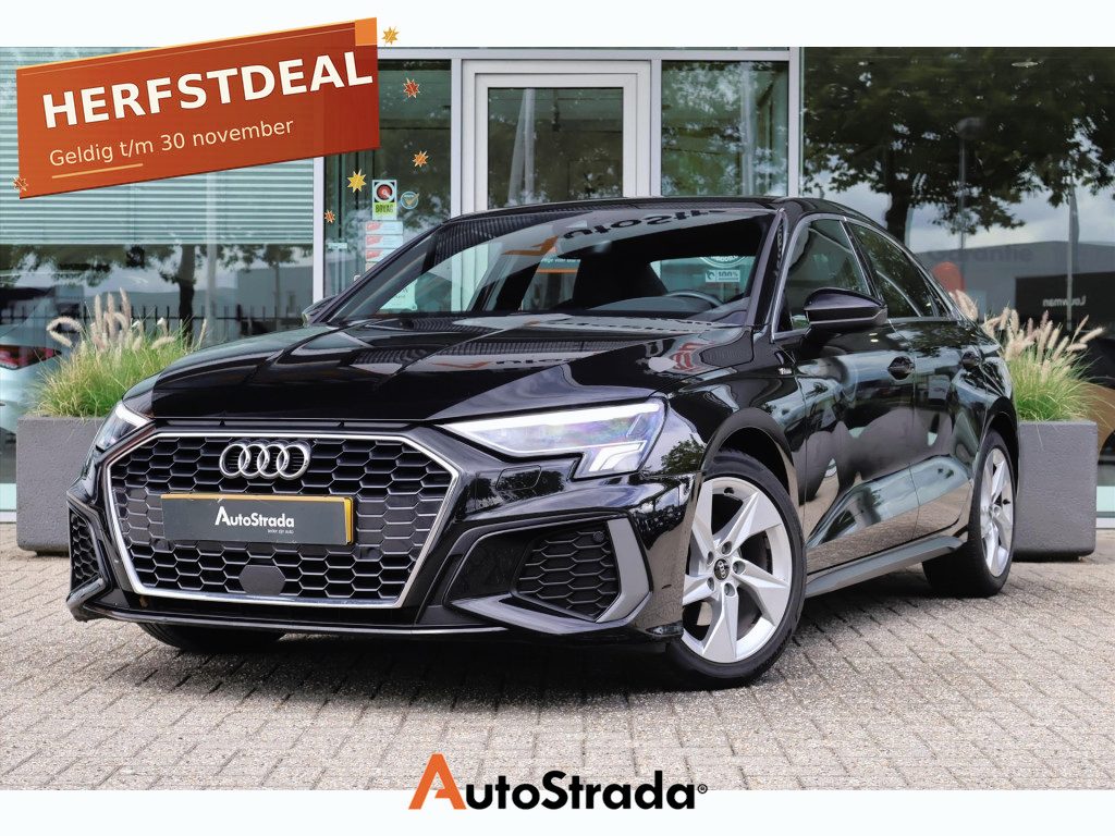 Audi A3 Limousine 30 TFSI S-Line 110pk | Climate | Cruise | LED | Navigatie | Carplay | Virtual |