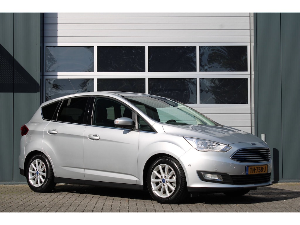 Ford C-Max 1.5 Titanium Clima/Cruise/Camera/Stoel&Stuurverwarming/Keyless/PDCv+a/RadioCD.AUX.USB/LED/16"LM/Trekhaak/APK:25-02-2027