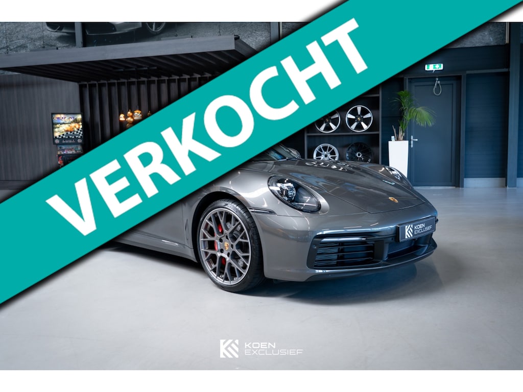Porsche 911 Cabrio 992 3.0 Carrera S (2021, NL) 11.973km, PDCC, achteras sturing, RS Spyder wielen, BOSE
