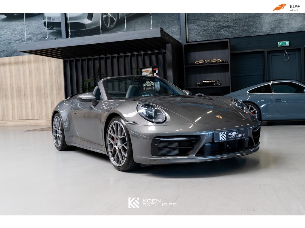 Porsche 911 Cabrio 992 3.0 Carrera 4 S (2019) Sport Design, achteras sturing, Sport Chrono, Sportuitlaat
