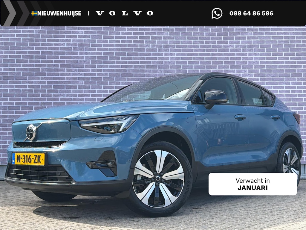 Volvo C40 Recharge Twin Intro Edition 78 kWh | Trekhaak | Pixel LED | 360 Camera | Panoramadak | Power Seats | Stoel & Stuurverwarming | Harman / Kardon |