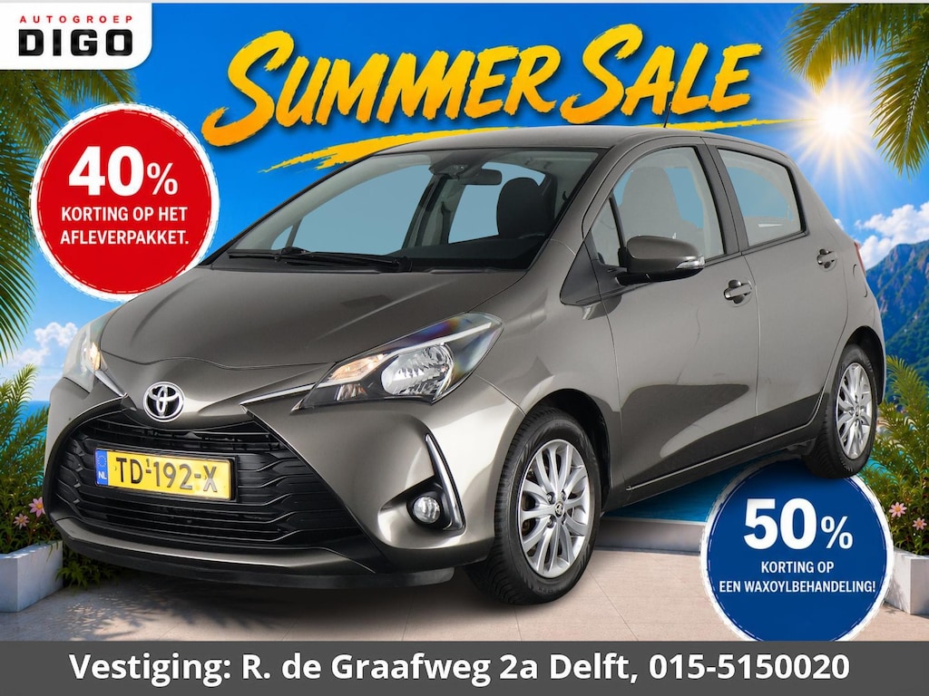 Toyota Yaris 1.0 VVT-i Aspiration | Airco | Bluetooth | Lichtmetalen velgen | Mistlampen |
