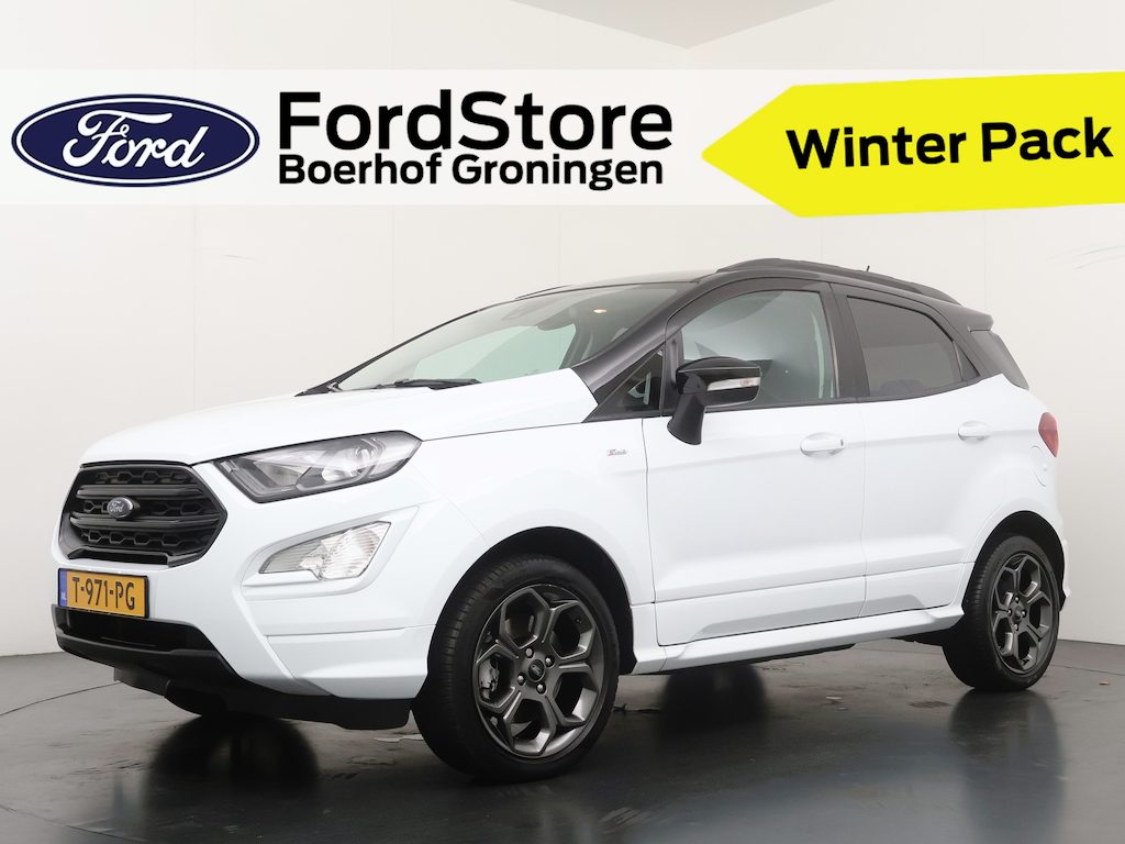 Ford EcoSport EcoBoost 125 pk ST-Line | Winter Pack | Clima | Cruise | Pr. glass | Apple Carplay | 100% dealer onderh.