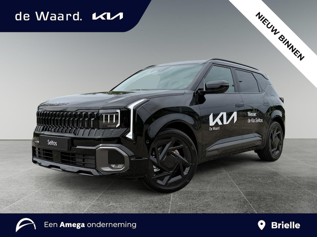Kia Seltos Kia Seltos X-Line Demo Edition 1.6T-GDi 180pk DCT7 | 19'' LM-VELGEN ZWART | 360° CAMERA | STOEL + STUURVERW. | ACCENTEN PAKKET ZWART X-LINE | ELEKTR. VERSTELB. STOEL |