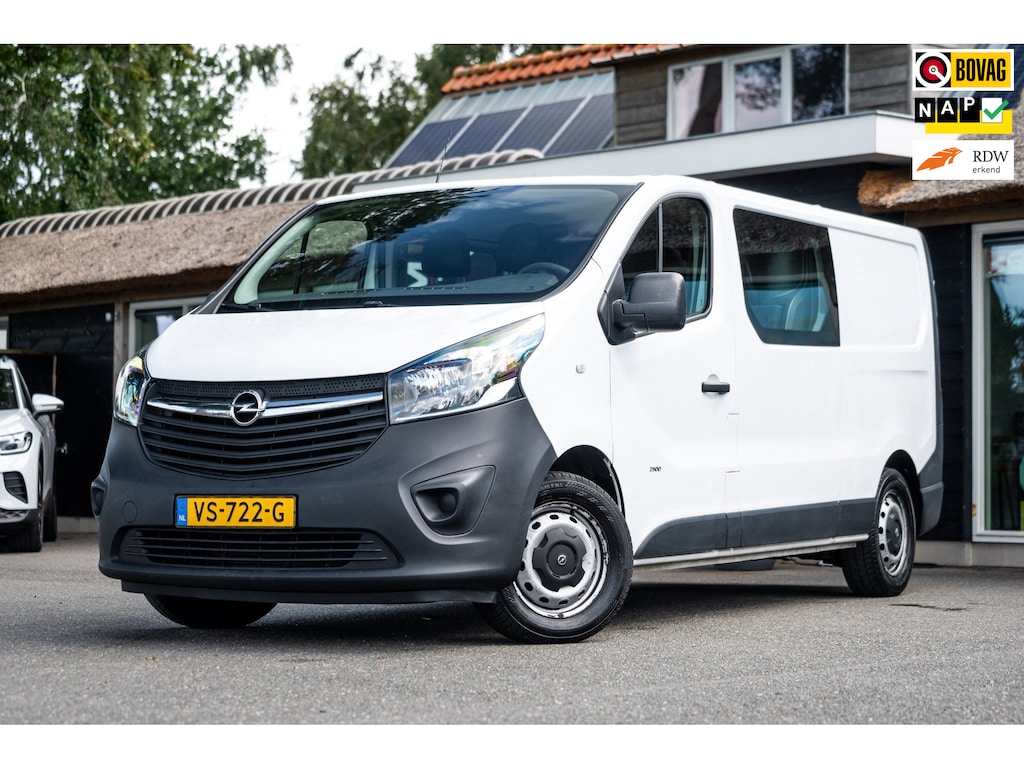 Opel Vivaro 1.6 CDTI L2H1 Dubbele Cabine I Trekhaak I 6 Persoons I Airco I Cruise I Navigatie I Bluetooth