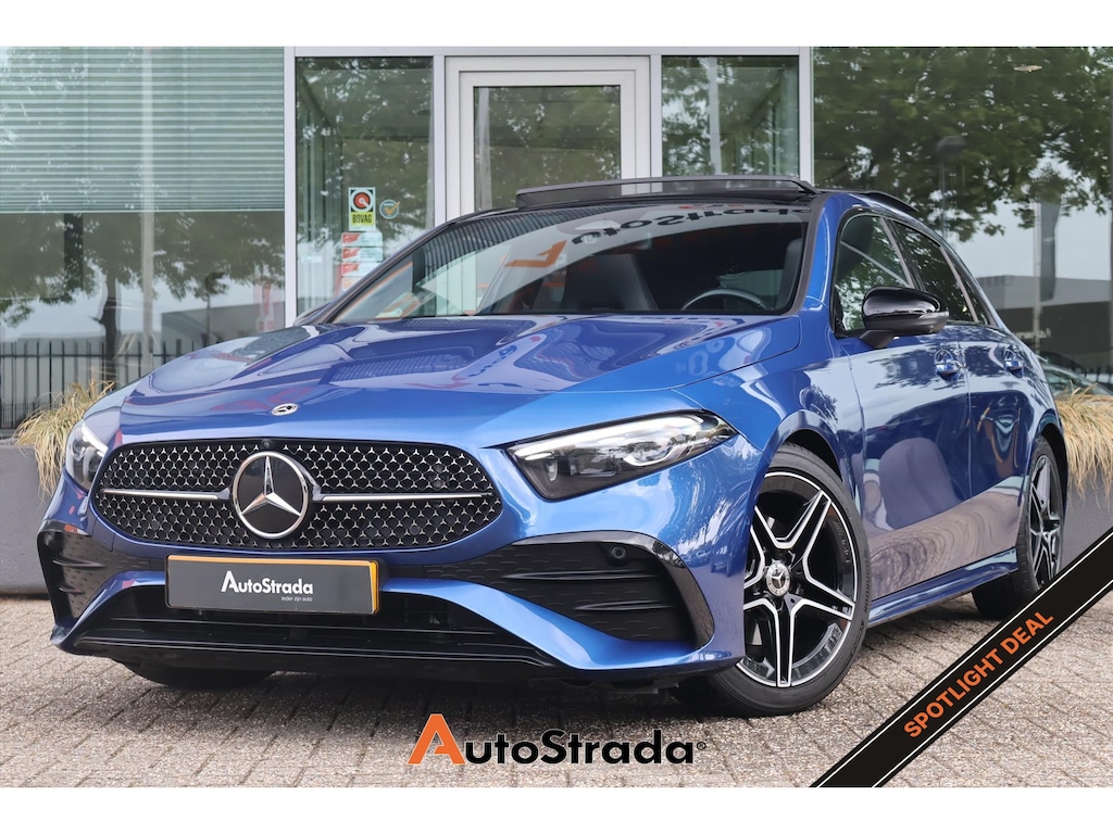 Mercedes-Benz A-klasse A180 AMG-Line | 2024 | PANO | HUD | 360° | MEMORY | KEYLESS | SFEER | NL AUTO | 1e EIGENAAR