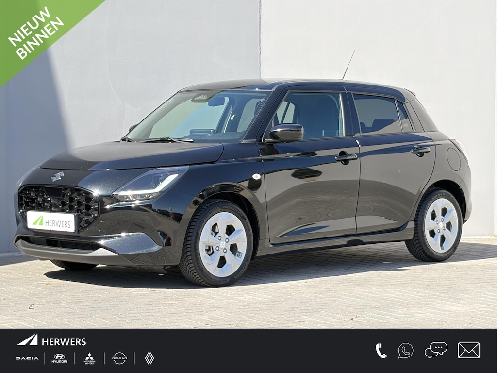 Suzuki Swift 1.2 Select Smart Hybrid / Fabrieksgarantie tot 27-02-2036 / Navigatie / All season banden / Led Lampen / Stoelverwarming / Airco / DAB Radio / Apple Carplay/Android Auto / Bluetooth / Keyless Entry/Start /