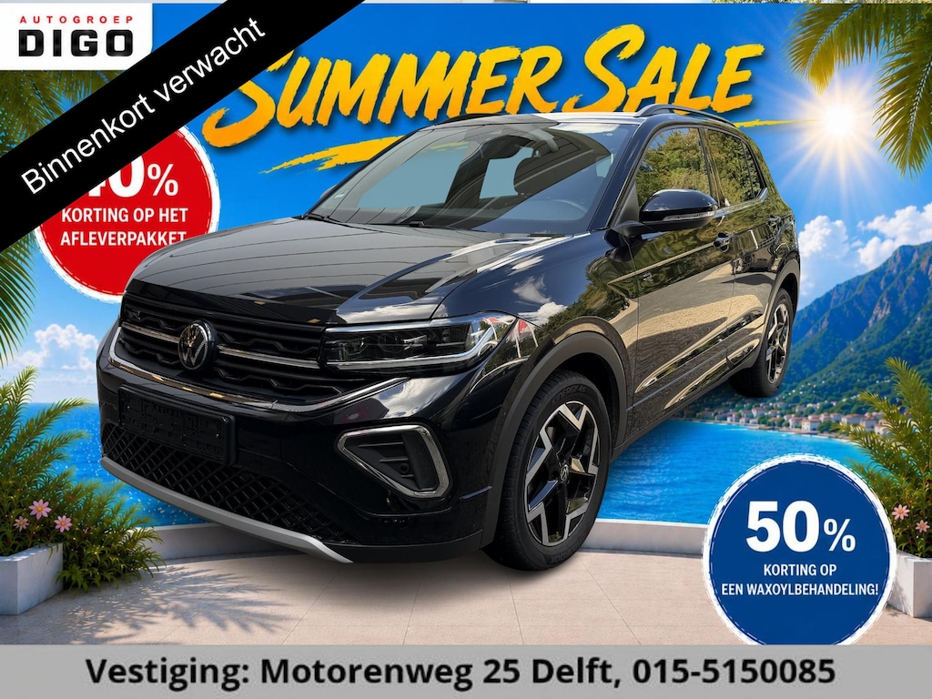 Volkswagen T-Cross 1.0 TSI R-Line Edition 115PK GARANTIE TOT 03-2035* . STOEL VERWARMING . CRUISE CONTROL . PARKEERSENSOREN VOOR & ACHTER .