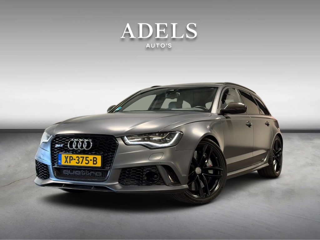 Audi RS6 Avant 4.0 TFSI Quattro Pro Line Plus Matgrijs Panodak Keramisch Carbon Audi Exclusive HUD ACC Solftclose