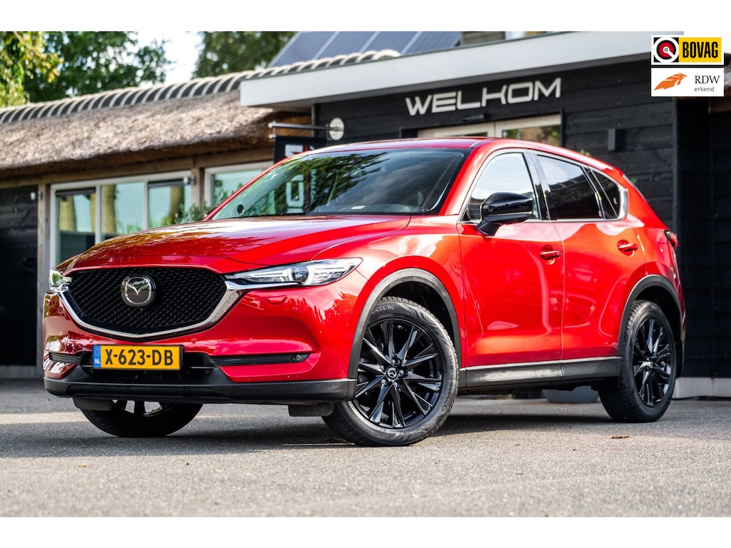 Mazda CX-5 2.5 4WD SkyActiv-G 194 Signature Automaat I Bose I 360 Camera I Leder Alcantara I Head Up I Adaptive Cruise