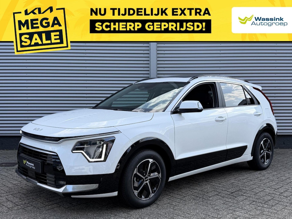 Kia Niro Hybrid 1.6 GDi DynamicPlusLine | Schuif/Kanteldak | Stoel/Stuurwielverwarming | HUD | Leder | DIRECT LEVERBAAR