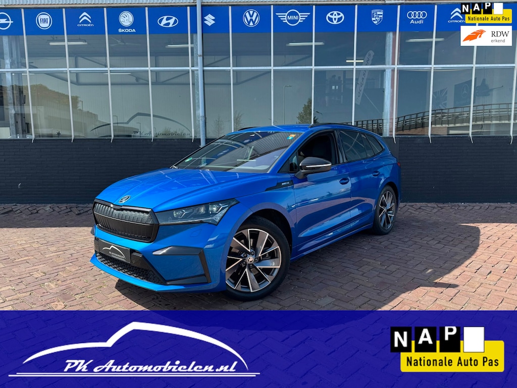 Skoda Enyaq iV 60 Sportline **CAMERA + THAAK + LEER/ALCANTARA**